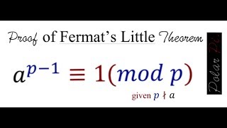 Proof of Fermats Little Theorem [upl. by Inanaup466]