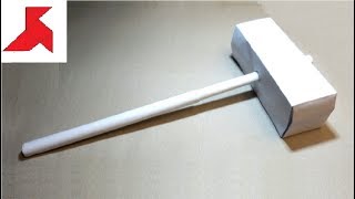 DIY ⚒️  How to make a HAMMER from A4 paper [upl. by Mayes850]