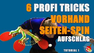 How to serve Tutorial  Tischtennis Vorhand SeitenSpin Aufschlag [upl. by Kaile]