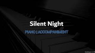 Silent Night Holy Night  Piano  Hymn Accompaniment  Lyrcis [upl. by Rich920]