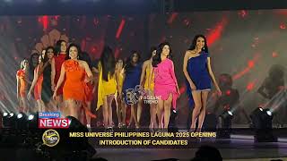 MISS UNIVERSE PHILIPPINES LAGUNA 2025 OPENING INTRODUCTION WITH ARIELLA ARIDA [upl. by Ahseim]