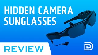 Hidden Camera Video Sunglasses 1080p HD Spy Glasses Review [upl. by Annaek755]