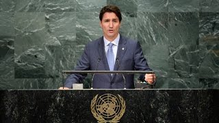 FULL SPEECH Trudeau addresses UN General Assembly [upl. by Atiekan]