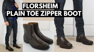 Florsheim  Midtown Plain Toe Zipper Boot Review [upl. by Itnuahsa]