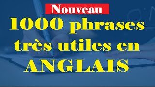 1000 Phrases très utiles en ANGLAIS [upl. by Euqnom]