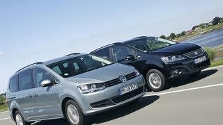 Seat Alhambra vs VW Sharan [upl. by Dickson]