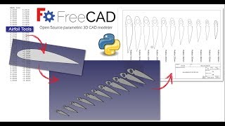 Tuto FreeCAD  Automatiser le tracé des nervures dune aile [upl. by Nylatsirk90]