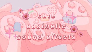 cute  soft aesthetic sound effects pack 2021 no copyright [upl. by Nivrehs923]