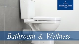 How to install  Floorstanding WC  Villeroy amp Boch [upl. by Anib351]