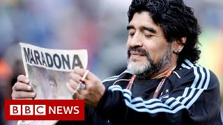 Diego Maradona Argentina legend dies aged 60  BBC News [upl. by Ys210]