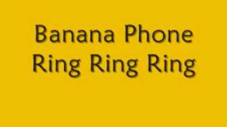 Raffi  Banana Phone lyrics [upl. by Meesaw724]