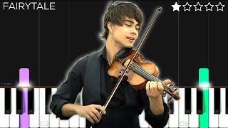 Alexander Rybak  Fairytale  EASY Piano Tutorial [upl. by Daukas]