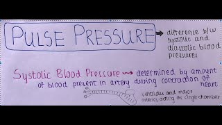 What Is Pulse Pressure In 5 Minutes  USMLE STEP ONE [upl. by Anaderol]