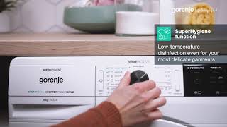 Gorenje • Steam • Washing machine • SuperHygiene function [upl. by Nwahsd]