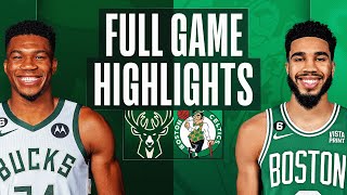 BUCKS at CELTICS  FULL GAME HIGHLIGHTS  December 25 2022 [upl. by Redna]