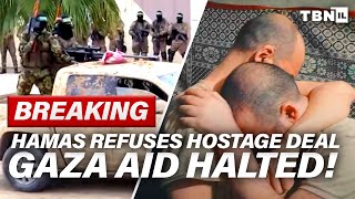 BREAKING Israel FREEZES Gaza Aid – Hamas REJECTS Hostage Deal  TBN Israel [upl. by Dorkus]