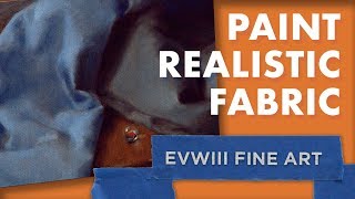 Still Life Drapery Oil Painting Tutorial – EVWIII Fine Art [upl. by Yttap]