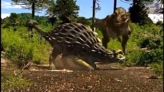 Walking with Dinosaurs Trex vs Ankylosaurus REMAKE [upl. by Mar991]