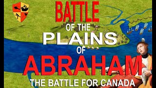 Battle of Plains of Abraham Battle for Canada 1759  Seven Years War [upl. by Sedda426]