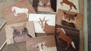 Marquetry at home [upl. by Dnalra]