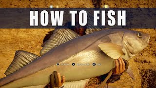 Assassins Creed Valhalla how to fish [upl. by Ardy272]