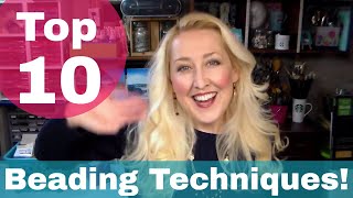 Top 10 Techniques for Beaded Jewelry [upl. by Yanal]