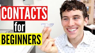 Contact Lenses for Beginners  How to Put in Contacts [upl. by Stanfield]