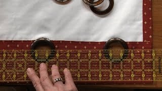 How to Sew Lined Curtains  National Sewing Circle [upl. by Aivilo]