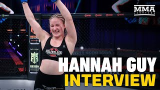 Hannah Guy Reacts To Win Over Valerie Loureda at Bellator 259 Being Overlooked  MMA Fighting [upl. by Eimmak]