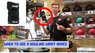 Pro Bowling🎳 Tip  When To Use A Bowling Wrist Brace and WHY [upl. by Airotel919]