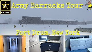 US Army Barracks Tour  Fort Drum NY 2019 [upl. by Mij]