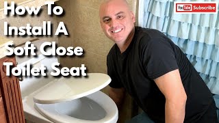 How To Install A Soft Close Toilet Seat [upl. by Talia808]