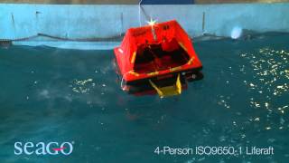 SEAGO 4 Person ISO 96501 Liferaft [upl. by Siramad]