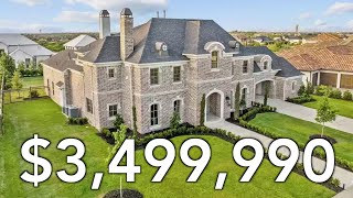 Tour A MultiMillion Dollar Luxury Home in Frisco TX  The Hills of Kingswood [upl. by Esinyl372]