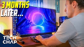 Switching to a 48inch 4K OLED TV as a Monitor  3 MONTHS LATER  The Tech Chap [upl. by Garvey]