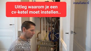 Uitleg over het instellen van een cvketel [upl. by Jilly]