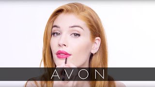 How to Apply Perfectly Matte Lipstick  Avon [upl. by Mat730]