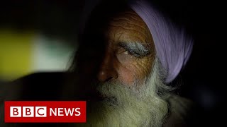 A night at Indias largest farmers protest  BBC News [upl. by Ahsekram]