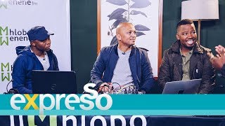 Umhlobo Wenenes BEE breakfast team joins Expresso [upl. by Ahsienet]