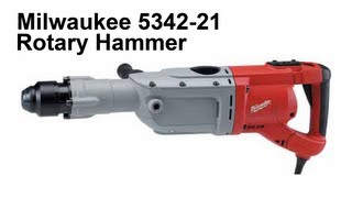 Milwaukee 534221 2quot Rotary Hammer [upl. by Hayarahs]