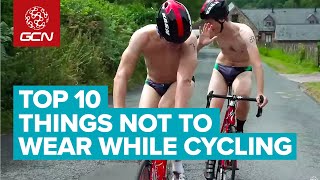 Top 10 Things Not To Wear While Cycling [upl. by Niliak]