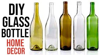 7 DIY Glass Bottle Decoration ideas  Home decorating ideas [upl. by Moyer]