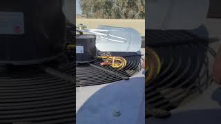 Replacement of condenser fan motor on a carrier package unit DIY [upl. by Yerffoej]