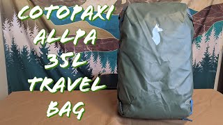 Cotopaxi Allpa 35L Travel Bag Review This bag kinda blew me away [upl. by Zsamot]