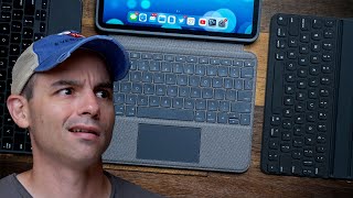 iPad Pro Magic Keyboard VS Logitech Folio Touch Why Pay TWICE As Much [upl. by Alahc]