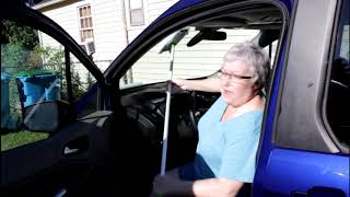 Easiest way to clean inside windshield [upl. by Yellac]