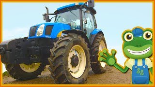 Tractors For Kids  Geckos Real Vehicles [upl. by Eked]