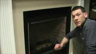 How to Safely Light Your Pilot on Your Gas Fireplace Stove and Gas Log Set [upl. by Atsirhcal]