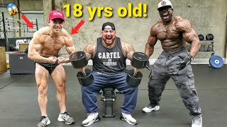 INSANE CHEST WORKOUT with 18 YEAR OLD TRISTYN LEE and KALI MUSCLE [upl. by Jesus954]