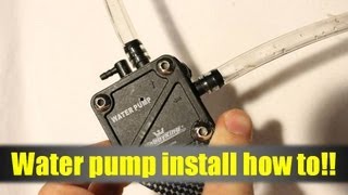 RC Boat Water Pump Custom Install  How To [upl. by Atteniuq]